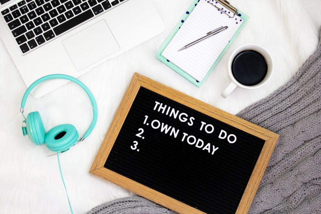 Break down big tasks to stop procrastinating