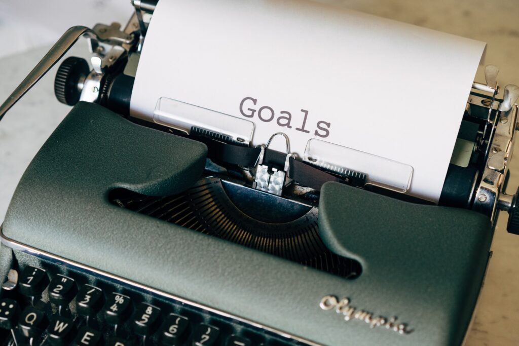 Write down your goals to stop procrastinating